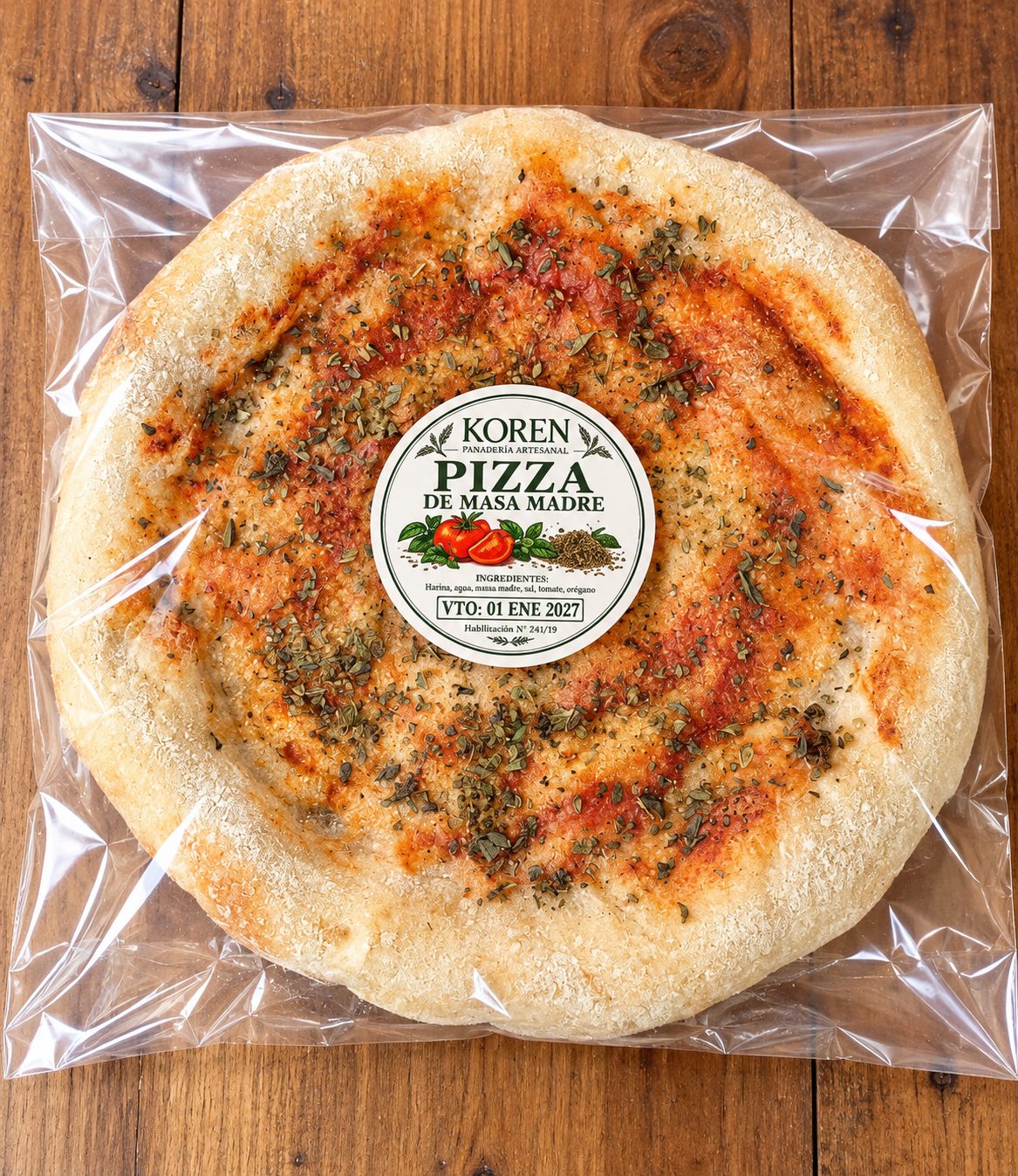 Prepizza blanca individual (foto 1)